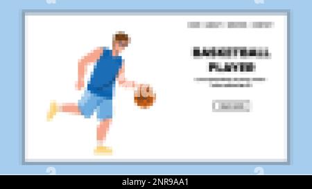 basketball player vector Stock Vector