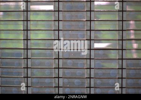 Blank Office Employee Nameplate Made Of Plastic, In The Village Of Air Belo During The Day Stock Photo