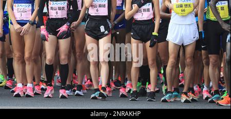 Many marathon runners wear NIKE ZoomX Vaporfly Next during the