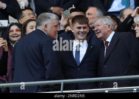 London, UK. 26th Feb, 2023. Alex Ferguson during the Carabao Cup match at Wembley Stadium, London. Picture credit should read: Paul Terry/Sportimage Credit: Sportimage/Alamy Live News Stock Photo