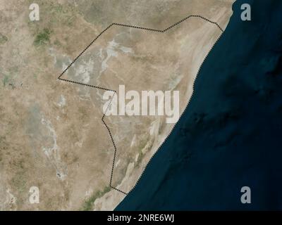 Mudug, region of Somalia. High resolution satellite map Stock Photo - Alamy
