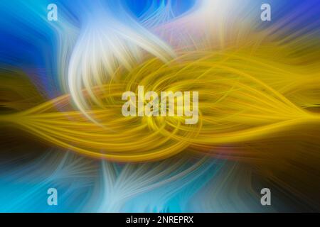 Colourful, swirling patterns Stock Photo