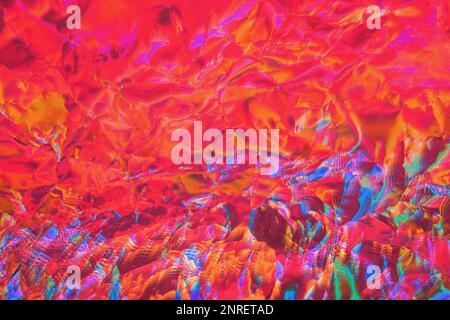 Motion Glitch Multicolored Distorted textured psychedelic waves background Stock Photo