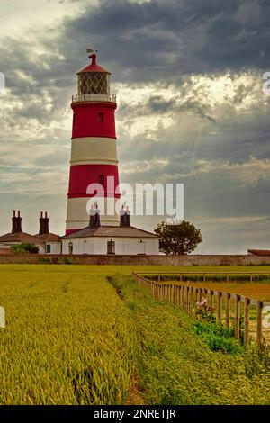 Happisburgh Lighthouse, Norfolk, UK Stock Photo