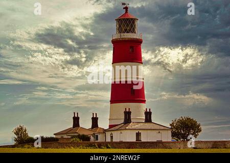 Happisburgh Lighthouse, Norfolk, UK Stock Photo