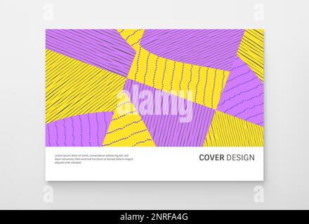 Abstract colorful geometric design. Vector illustration. Can be used for advertising, marketing, presentation. Stock Vector