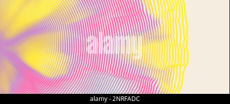 Abstract digital wave with dynamic particles. Sound wave. Big data visualization. 3d vector illustration for business, science or technology. Stock Vector