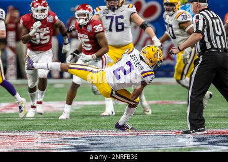 Bleacher Report on X: Justin Jefferson lit up the Peach Bowl with NFL eyes  on him 