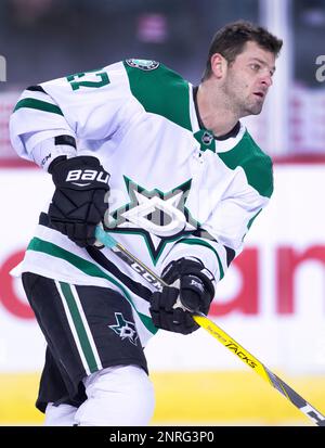 NHL profile photo on Dallas Stars player Alexander Radulov, from Russia,  during a game against the Calgary Flames in Calgary, Alta. on Wed., Nov.  13, 2019. (Larry MacDougal via AP Stock Photo - Alamy