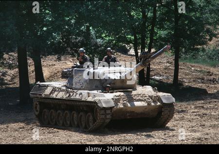 - Italian army, Leopard 1 tank   - esercito italiano, carri armati Leopard 1 Stock Photo