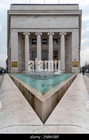 The Croatian National Bank, Zagreb, Croatia Stock Photo