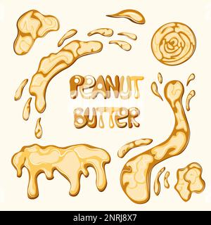 National Peanut Butter Day. Peanut butter logo. Stock Vector