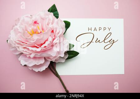july flowers background