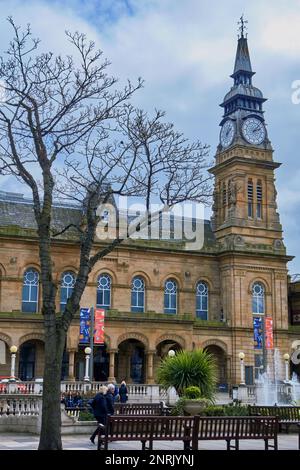 The Atkinson, an arts and cultural venue, in Lord Street, Southport, Merseyside, England. Stock Photo