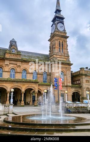 The Atkinson, an arts and cultural venue, in Lord Street, Southport, Merseyside, England. Stock Photo