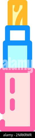 fire resistant cable wire line icon vector illustration Stock Vector ...