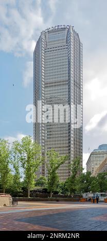 Pittsburgh Downtown: Sleek postmodern BNY Mellon Center has a coated steel faÃ§ade that helps to support the tower. Stock Photo