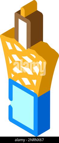 coaxial cable wire isometric icon vector illustration Stock Vector ...