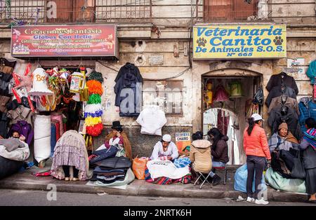 Mercado Rodriguez (Rodriguez market), La Paz, Bolivia Stock Photo