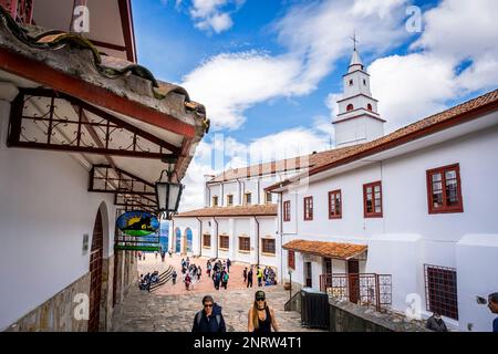 Santuario del Senor de Monserrate, Church, Bogota, Colombia Stock Photo