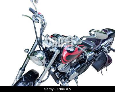 Motorcycle isolated on white background Stock Photo