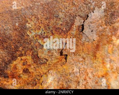 rust on an iron surface. The concept of rust Stock Photo