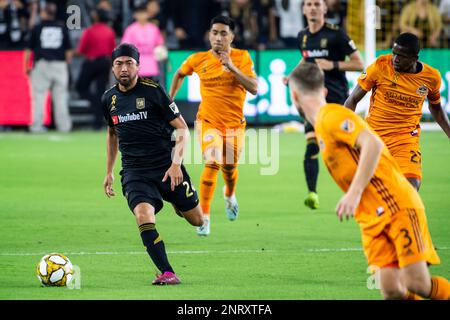 July 26, 2018 Los Angeles, CALos Angeles FC midfielder Lee Nguyen #24  during the Los Angeles Football Club vs LA Galaxy at BANC OF CALIFORNIA  Stadium in Los Angeles, Ca on July