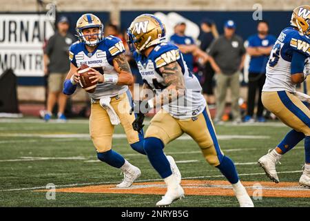 MONTREAL QC SEPTEMBER 21 Winnipeg Blue Bombers Quarterback