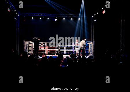 Rome, Italy, 24th February, 2023, BBT, Jacopo Fazzino vs Rati Migriauli at PalaTorrino (Ph credits: Giovanna Onofri) Stock Photo