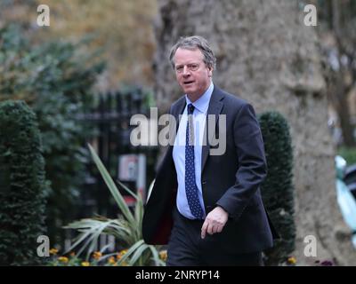 London, UK. 27th Feb, 2023. Ministers arrive at Downing Street No 10 for the weekly Cabinet Meeting. Credit: Uwe Deffner/Alamy Live News