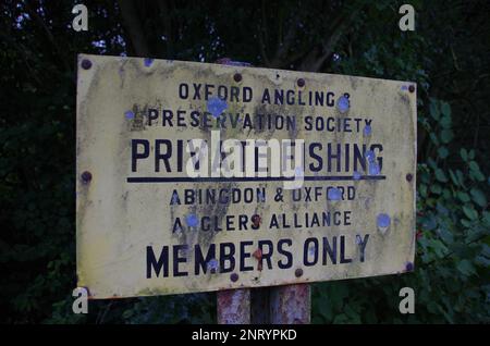 The Oxford Green Belt Way Long-distance trail. Oxfordshire. England. UK Stock Photo