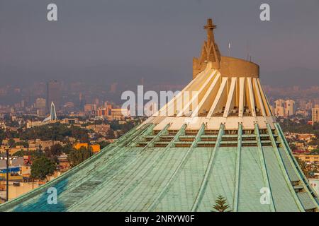 Dome of New Basilica Our Lady of Guadalupe, Mexico City, Mexico Stock Photo