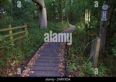 The Oxford Green Belt Way Long-distance trail. Oxfordshire. England. UK Stock Photo