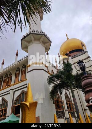 Bugis is an area in Singapore that covers Bugis Street now located within the Bugis Junction shopping mall. Singapore. Stock Photo