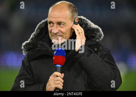 Rome, Italy. February 27, 2023, Gianluca Marchegiani during the 24th day of the Serie A Championship between S.S. Lazio vs U.C. Sampdoria on February 27, 2023 at the Stadio Olimpico in Rome, Italy. Stock Photo