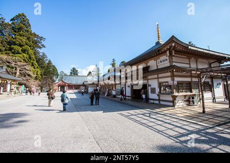 To-do area (Toudou, Eastern Pagoda) in Hieizan Enryakuji, Keidai . Enryaku-ji is Tendai monastery located on Mt. Hiei in Otsu, overlooking Kyoto Stock Photo