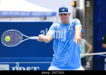 Singles Final: Reilly Opelka (USA) During ATP Champions, Legends Tour ...