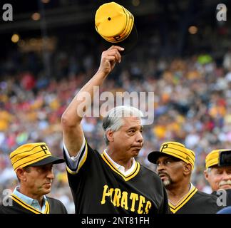 Pittsburgh Pirates 1979 World Series manager Chuck Tanner throws out the  first pitch to start the 2006 Major League Baseball All-Star Game in  Pittsburgh on July 11, 2006. The American League won