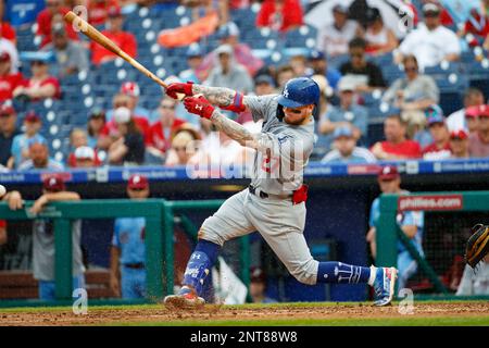 Alex Verdugo. Baseball action during the Los Angeles Dodgers game against  San Diego Padres, the second game of the Major League Baseball Series in Me  Stock Photo - Alamy