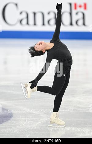 Ami NAKAI (JPN), during Ladies Practice, at the ISU World Junior Figure Skating Championships 2023, at WinSport Arena, on February 27, 2023 in Calgary, Canada. Credit: Raniero Corbelletti/AFLO/Alamy Live News Stock Photo