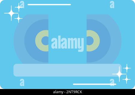 video cassette retro and nostalgic Stock Vector