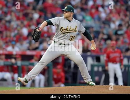 ANAHEIM, CA - JUNE 29: Oakland Athletics first baseman Matt Olson