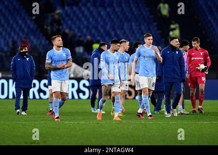 Roma, Italy. 27th Feb, 2023. Ciro Immobile of SS Lazio during the Serie A match between SS Lazio and UC Sampdoria at Stadio Olimpico on February 27, 2023 in Rome, Italy. (Credit Image: © Gennaro Masi/Pacific Press via ZUMA Press Wire) EDITORIAL USAGE ONLY! Not for Commercial USAGE! Stock Photo