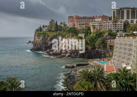 Hotel Reid's Palace, Estrada Monumental, Funchal, Madeira, Portugal Stock Photo