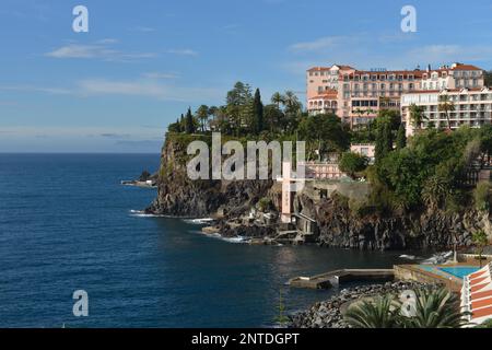 Hotel Reid's Palace, Estrada Monumental, Funchal, Madeira, Portugal Stock Photo