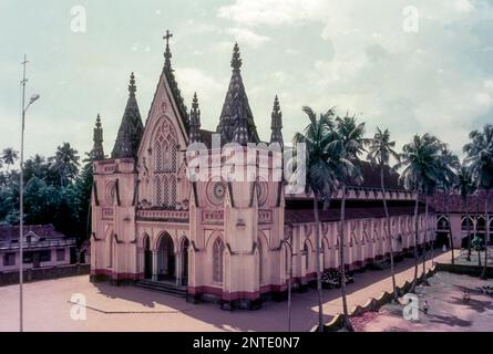 St. Thomas Kottakkavu Forane Church, North Paravur, Kerala, South India, India, Asia Stock Photo