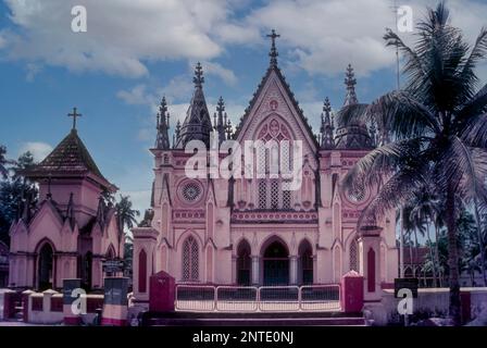 St. Thomas Kottakkavu Forane Church, North Paravur, Kerala, South India, India, Asia Stock Photo