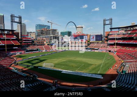 New Busch Stadium at night in downtown St Louis, MO, Saint Louis, Missouri,  USA Stock Photo - Alamy