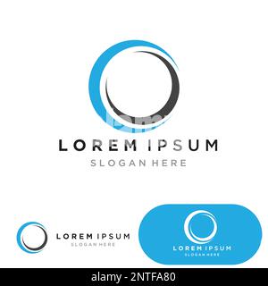 Circle logo and symbol vector icon template app Stock Vector