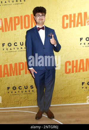 Alex Hintz attending the 'Champions' New York Premiere held at the AMC Lincoln Square on February 27, 2023 in New York City, NY ©Steven Bergman/AFF-USA.COM Stock Photo